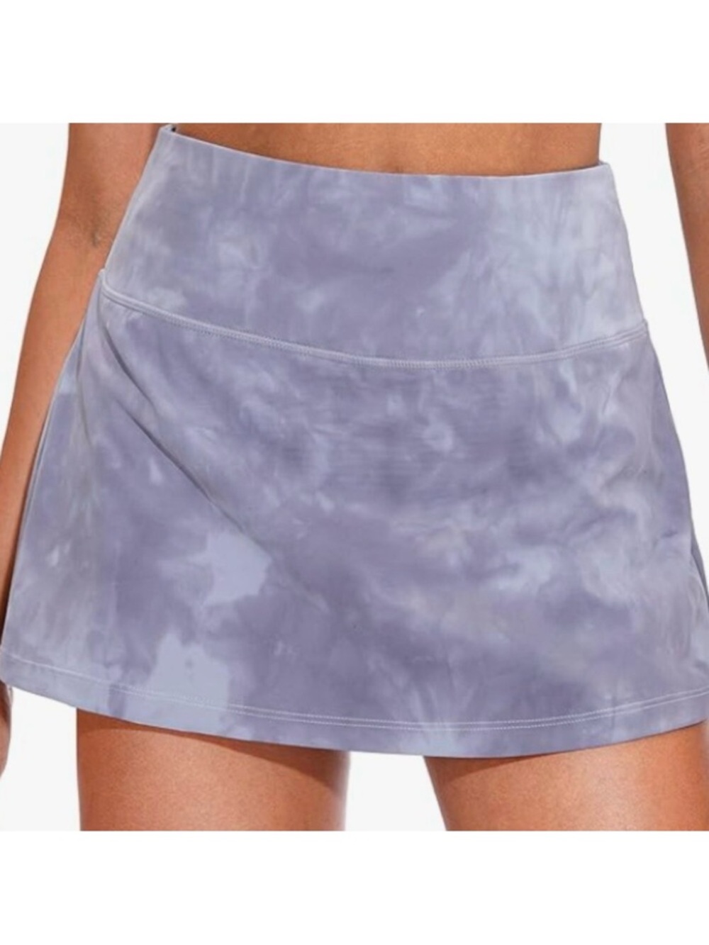 Soothfeel Pleated Dusty Purple Tie Dye Tennis Skirt/Skort Size XS